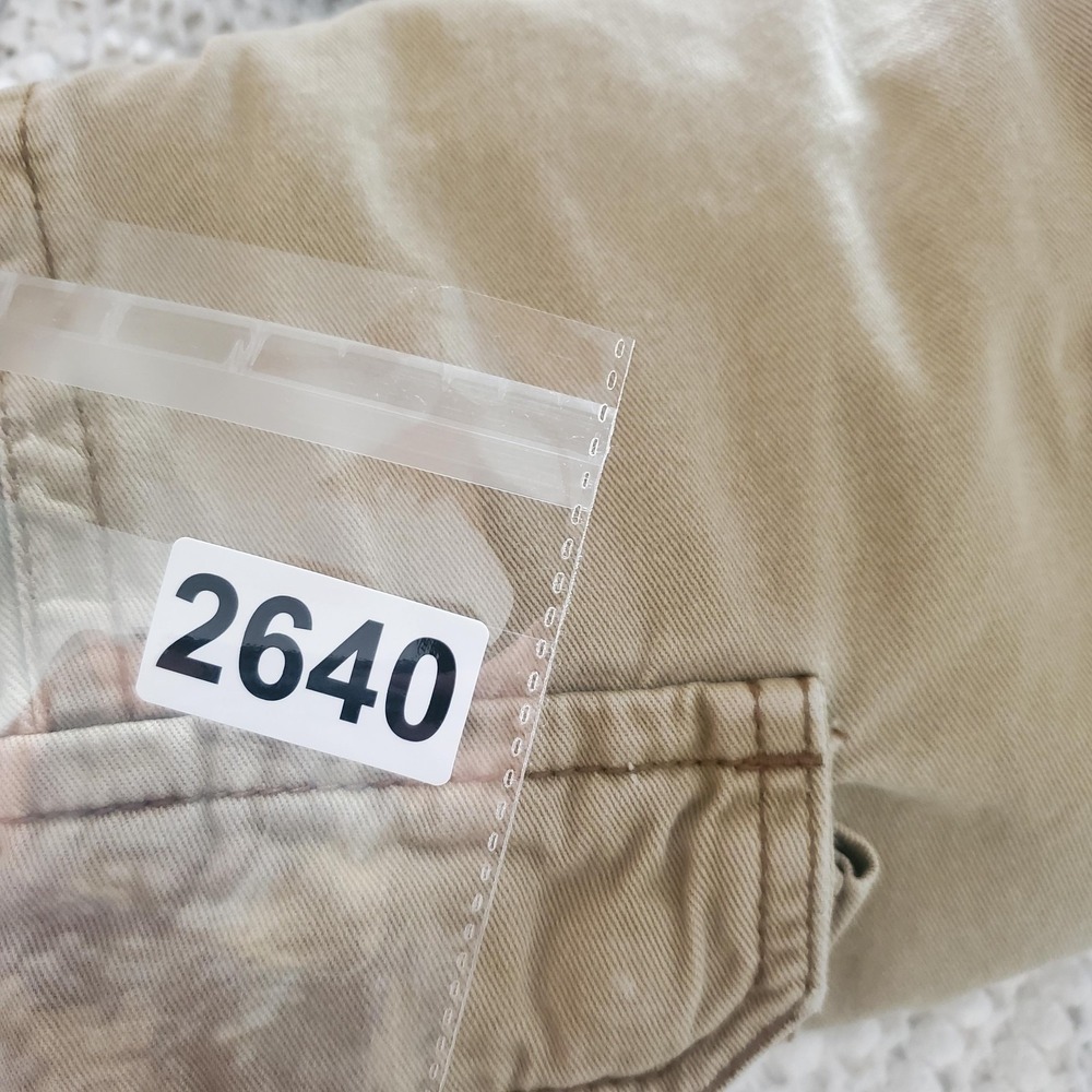 Aeropostale Cargo Shorts Mens 30 Khaki Tan Twill Casual Flap Pockets Utility - Picture 7 of 7